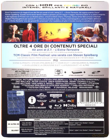 E.T. the Extra-Terrestrial (steelbook) [Blu-Ray 4K]+[Blu-Ray]