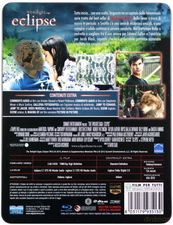 The Twilight Saga: Eclipse (Saga Zmierzch: Zaćmienie) (steelbook) [Blu-Ray]