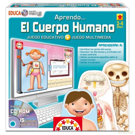 EDUCA El cuerpo humano(es) Ludzkie ciało 14247 [GRA]