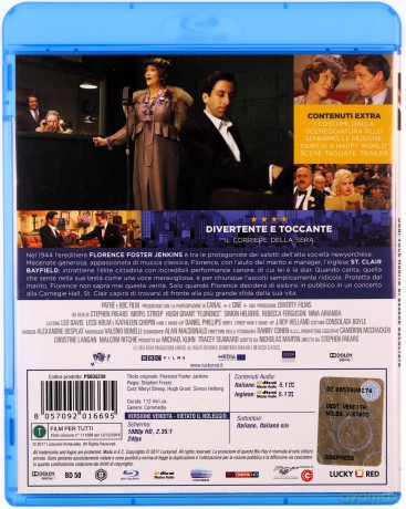Florence Foster Jenkins (Boska Florence) [Blu-Ray]