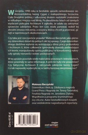 Martwy punkt. Sprawa zabójstwa Iwony Cygan - Mateusz Baczyński [KSIĄŻKA]