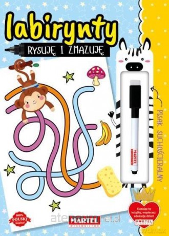 Rysuję i zmazuję. Labirynty [KSIĄŻKA]
