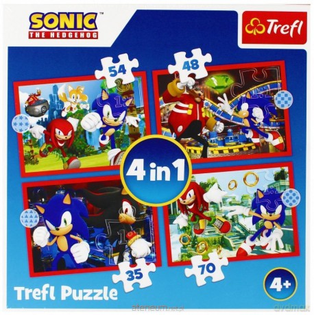 TREFL 4w1 Przygody Sonica [PUZZLE]
