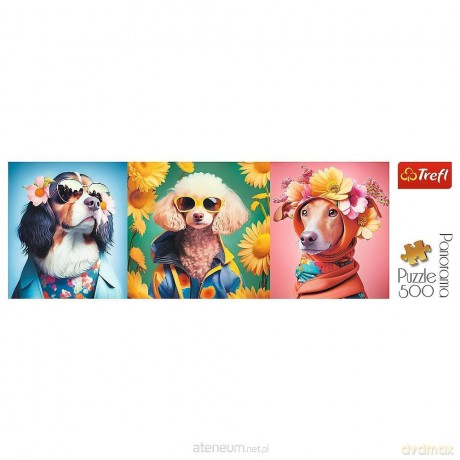 TREFL 500 el. Panorama Pokaz mody psia edycja [PUZZLE]