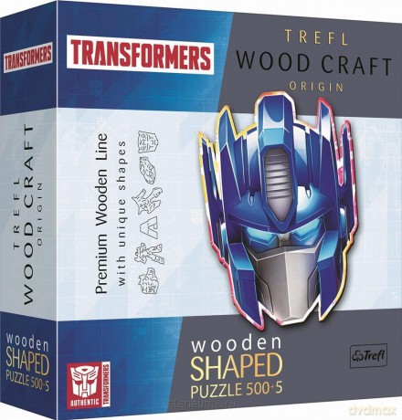 TREFL Puzzle drewniane 500+5 Autobot Optimus Prime [PUZZLE]