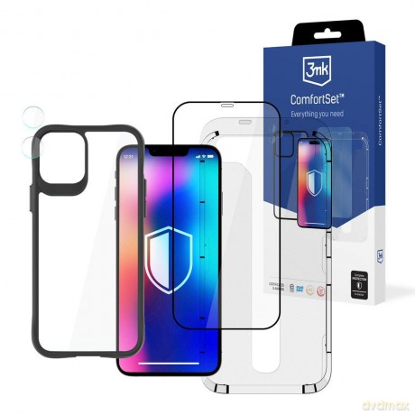 Zestaw Apple iPhone 11 - 3mk Comfort Set 4 in 1