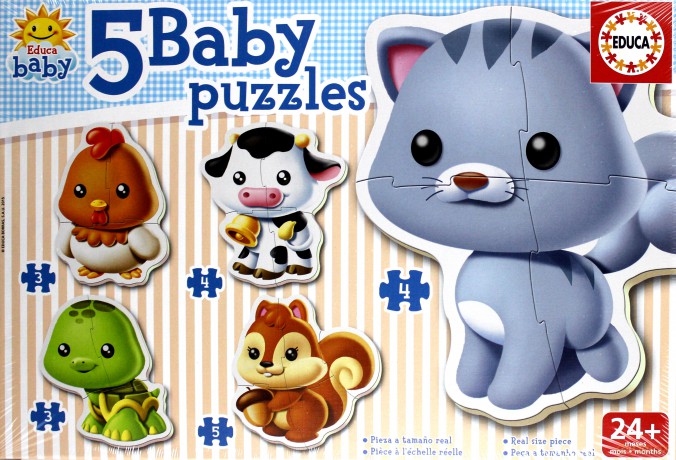 EDUCA BABY PUZZLE ZWIERZĘTA 13473 [PUZZLE]