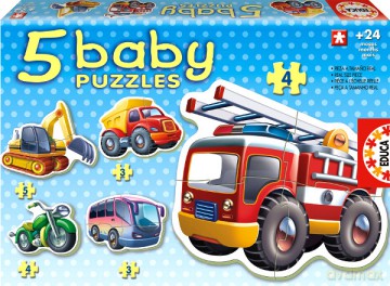 EDUCA BABY PUZZLE POJAZDY 14866 [PUZZLE]