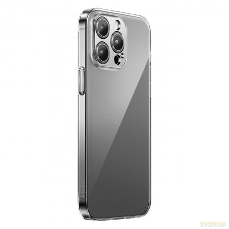 Baseus Crystal Case etui do iPhone 14 Pro cienki pokrowiec + szkło przezroczyste