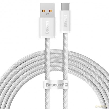 Baseus Dynamic Series kabel USB - USB Typ C 100W 2m biały (CALD000702)