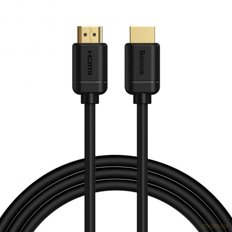 Baseus kabel przewód HDMI 2.0 4K 60 Hz 3D HDR 18 Gbps 2 m czarny (CAKGQ-B01)