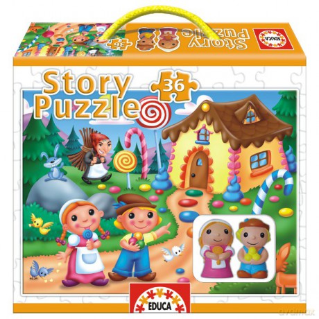 EDUCA 36 EL.Story Jaś i Małgosia out2012 14798 [PUZZLE]