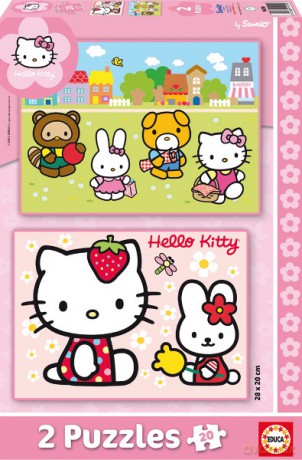 EDUCA 2X20 El. HELLO KITTY 14219 [PUZZLE]