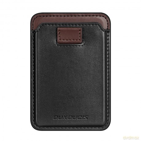 Dux Ducis Magnetic Leather Wallet magnetyczny portfel MagSafe do iPhone blokada RFID czarne