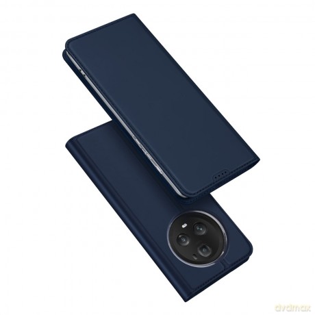 Dux Ducis Skin Pro etui do Honor Magic5 Pro pokrowiec z klapką portfel na kartę podstawka niebieskie