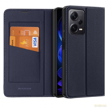 Dux Ducis Skin X2 etui do Xiaomi Redmi Note 12 pokrowiec z klapką portfel podstawka niebieskie