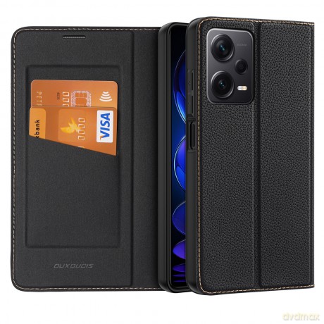 Dux Ducis Skin X2 etui do Xiaomi Redmi Note 12 Pro+ pokrowiec z klapką portfel podstawka czarne