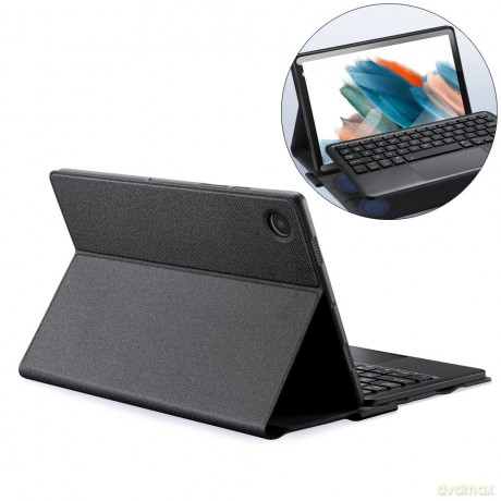 Dux Ducis Touchpad Keyboard Case etui na tablet bezprzewodowa klawiatura Bluetooth Samsung Galaxy Tab A8 10,5'' 2021 czarny