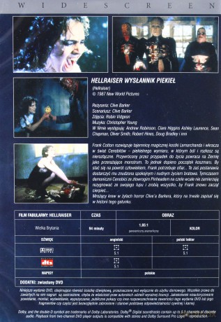 Hellraiser: Wysłannik piekieł [DVD]