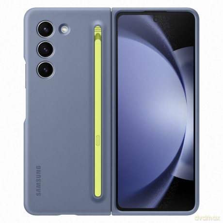 Etui silikonowe do Samsung Galaxy Z Fold 5 Slim Case + rysik - niebieskie