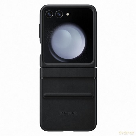 Etui z ekoskóry do Samsung Galaxy Z Flip 5 - czarne