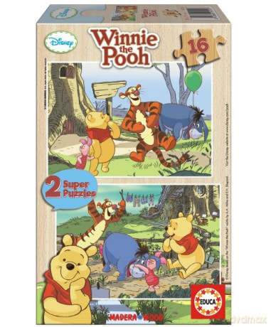 EDUCA 2X16 El. Kubuś Puchatek 14956 [PUZZLE]