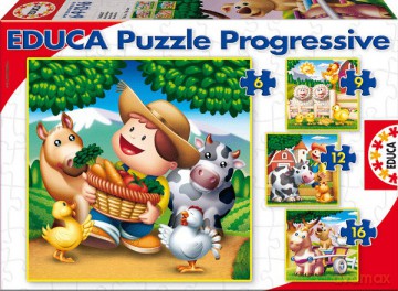 EDUCA 691216 El. ZWIERZĘTA 14867 [PUZZLE]