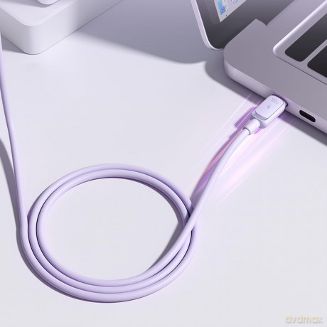 Kabel USB C - USB C 100W 1,2 m Joyroom S-CC100A14 - fioletowy