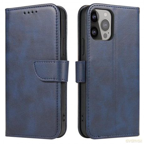 Magnet Case etui do Xiaomi 13 Lite pokrowiec z klapką portfel podstawka niebieskie