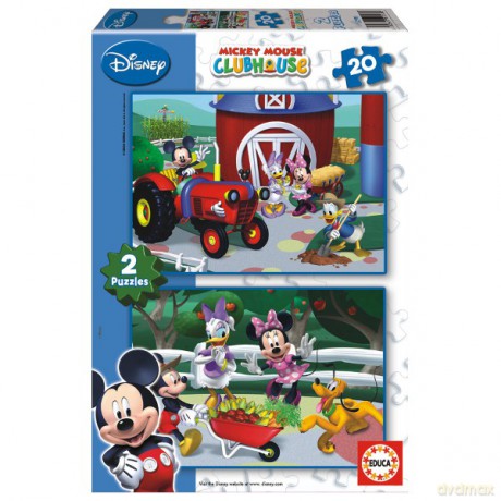 EDUCA 2X20 El. Club Myszki Miki 15290 [PUZZLE]