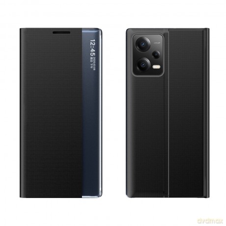 New Sleep Case etui do Xiaomi Redmi Note 12 Pro+ pokrowiec z klapką podstawka czarne