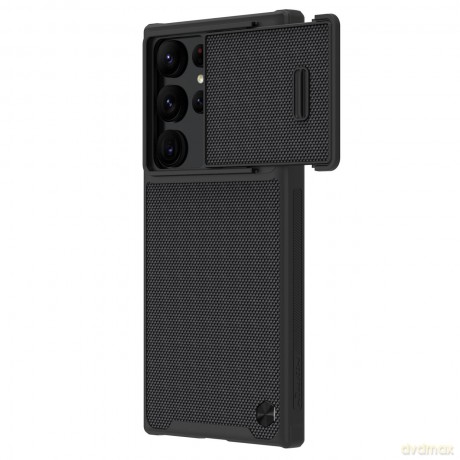 Nillkin Textured S Case etui Samsung Galaxy S23 Ultra pancerny pokrowiec z osłoną na aparat czarne