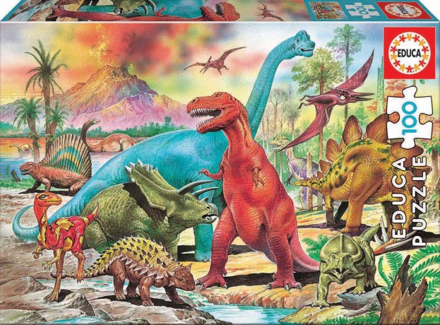 EDUCA 100 El. DINOZAURY 13179 [PUZZLE]