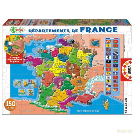 EDUCA 150 El. Departaments la France 14957 [PUZZLE]