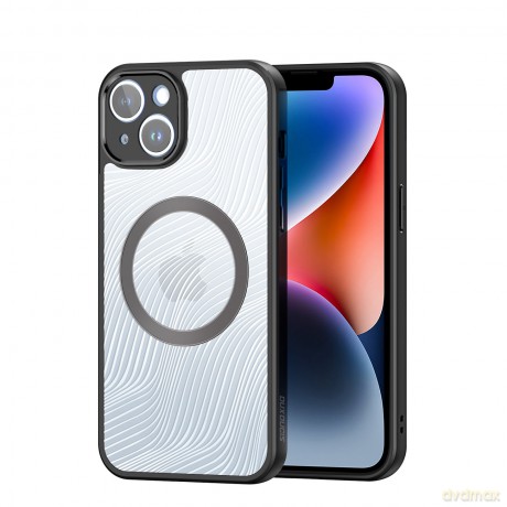 Pancerne etui iPhone 14 Plus kompatybilne z MagSafe Dux Ducis Aimo Mag - czarne