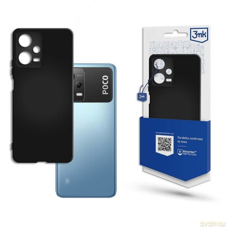 Etui Matowe do Poco X5 5G - 3mk Matt Case black