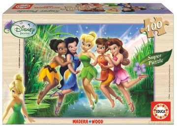 EDUCA 100 El. Drewno, Wróżki 14659 [PUZZLE]