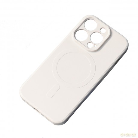 Silikonowe magnetyczne etui iPhone 13 Silicone Case Magsafe - beżowe