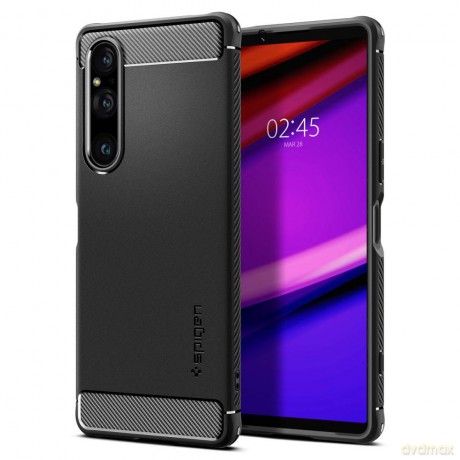SPIGEN RUGGED ARMOR SONY XPERIA 1 V MATTE BLACK