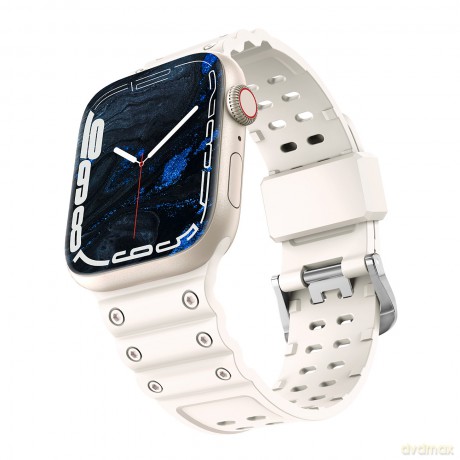 Strap Triple Protection pasek Apple Watch Ultra, SE, 8, 7, 6, 5, 4, 3, 2, 1 (49, 45, 44, 42 mm) opaska bransoleta beżowy
