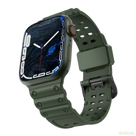 Strap Triple Protection pasek Apple Watch Ultra, SE, 8, 7, 6, 5, 4, 3, 2, 1 (49, 45, 44, 42 mm) opaska bransoleta zielony