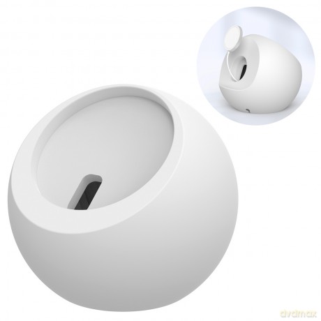 Uchwyt na ładowarkę indukcyjną MagSafe do iPhone i ładowarkę do Apple Watch podstawka stojak na telefon Choetech biały