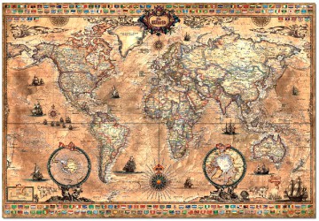 EDUCA 1000 El. Antyczna Mapa 15159 [PUZZLE]