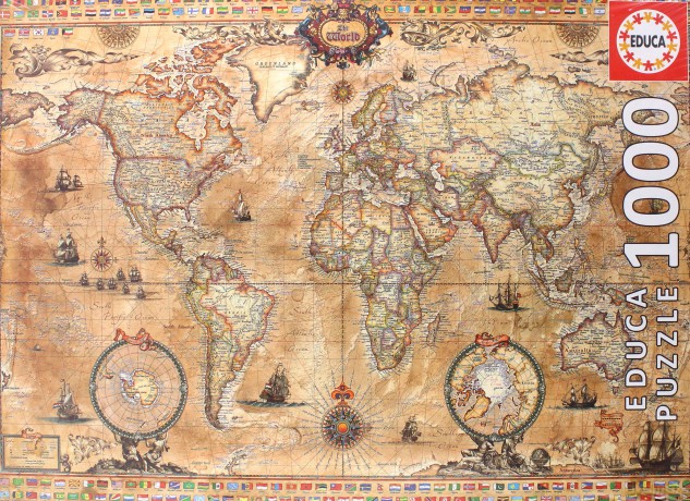 EDUCA 1000 El. Antyczna Mapa 15159 [PUZZLE]