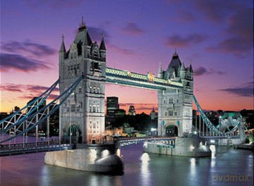 EDUCA 1000 El. Neon; Towe Bridge, London 10113 [PUZZLE]