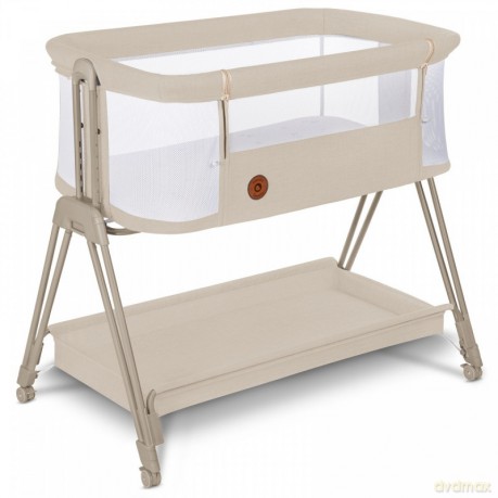 Łóżeczko dostawne Luna Beige Sand 2 w 1