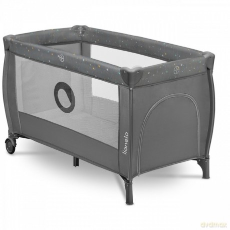 Łóżeczko turystyczne Stefi Plus Grey Multicolor