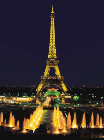 EDUCA 1000 El. Neon; Wieża Eiffel, Paryż 10114 [PUZZLE]