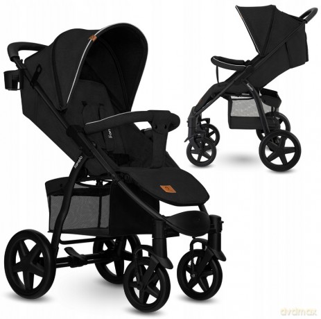 Wózek spacerowy Annet Plus Black Carbon