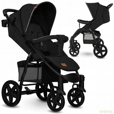 Wózek spacerowy Annet Plus Black Carbon